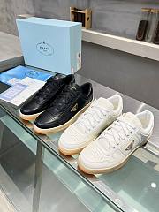 Prada Downtown Nappa Leather Sneakers “Ivory” - 6