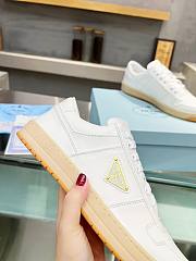 Prada Downtown Nappa Leather Sneakers “Ivory” - 5
