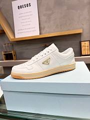 Prada Downtown Nappa Leather Sneakers “Ivory” - 2