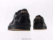 Prada Downtown Nappa Leather Sneakers “Black” - 6