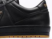 Prada Downtown Nappa Leather Sneakers “Black” - 5