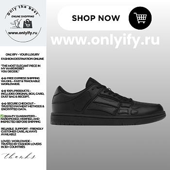 Amiri Crystal Classic Low “Black”