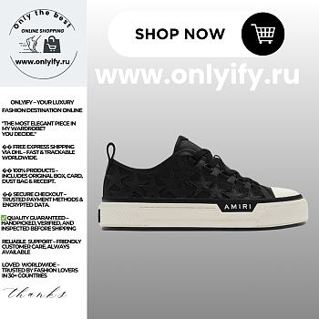 AmiriStars Court Low “Triple Black”
