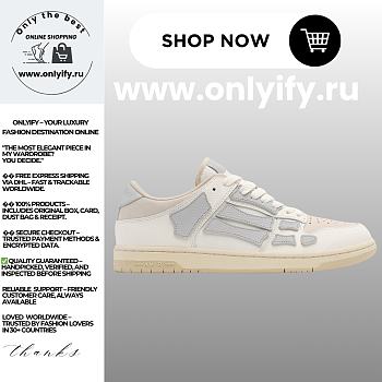 Amiri Skel Top Low “Grey”