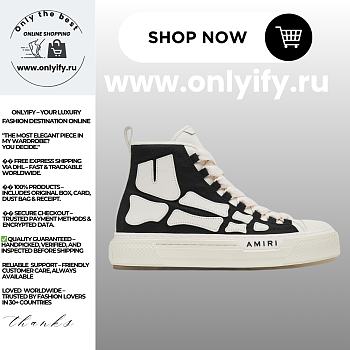 Amiri Skel Court Hi “Black”