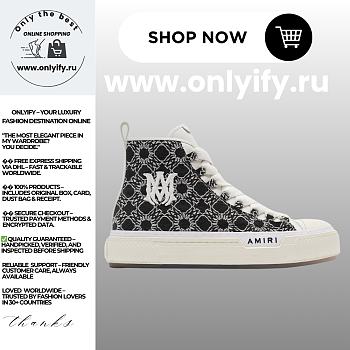 Amiri MA Quad Court Hi “Black”