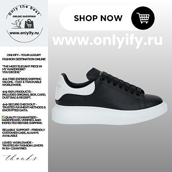 Alexander McQueen Men's Oversized Sneaker “Black” US