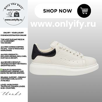Alexander McQueen Men's Oversized Sneaker “Off White”