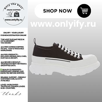 Alexander McQueen Men's Tread Slick Lace Up “Black”