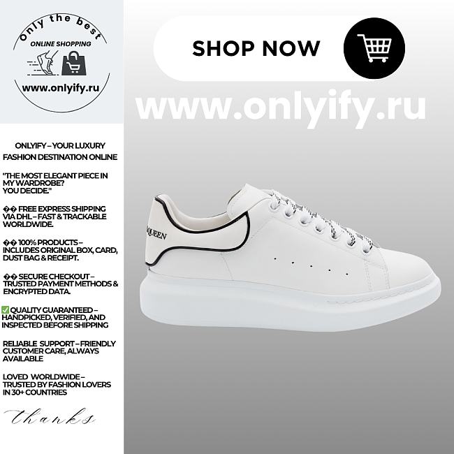 Alexander McQueen Men's Oversized Sneaker “White”  - 1