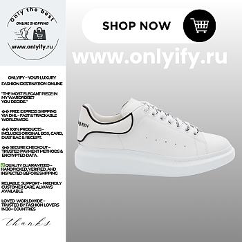 Alexander McQueen Men's Oversized Sneaker “White” 