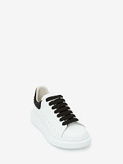 Alexander McQueen Men's Oversized Sneaker “White Jet Black” - 4