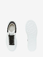 Alexander McQueen Men's Oversized Sneaker “White Jet Black” - 3