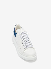 Alexander McQueen Men's Oversized Sneaker “White Paris Blue” - 4