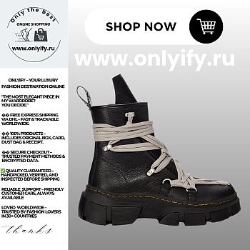DR. MARTENS x Rick Owens 1460 DMXL Megalace Boot