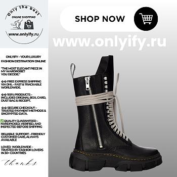 DR. MARTENS x Rick Owens 1918 Calf Length DMXL Boot