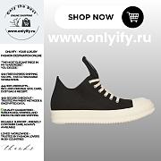 Rick Owens DRKSHDW SS25 Hollywood Low Sneaks - 1