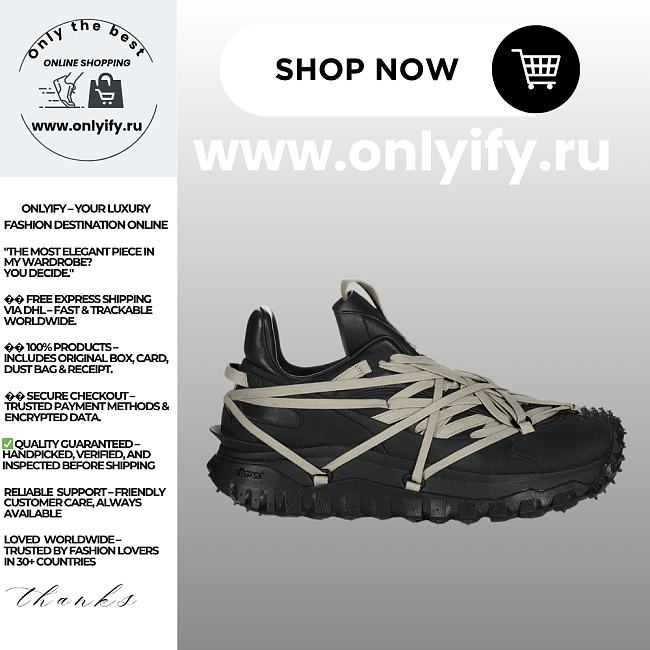 MONCLER x Rick Owens FW24 Trailgrip Megalace - 1