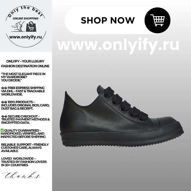 Rick Owens FW25 Concordians Jumbolace Low - 1