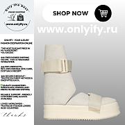 Rick Owens SS25 Hollywood Runway Splint Sandal - 1