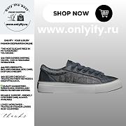 Dior B30 Sneaker in Anthracite Gray Grained Calfskin and Dior Oblique Canvas – 3SN303AAP_H870 - 1