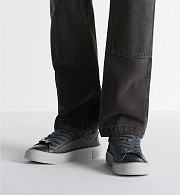 Dior B30 Sneaker in Anthracite Gray Grained Calfskin and Dior Oblique Canvas – 3SN303AAP_H870 - 6