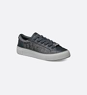 Dior B30 Sneaker in Anthracite Gray Grained Calfskin and Dior Oblique Canvas – 3SN303AAP_H870 - 5