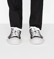 Dior B23 Low-Top Sneaker in Black and White Dior Oblique Canvas – 3SN249YJP_H961 - 6
