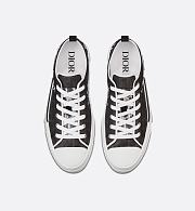 Dior B23 Low-Top Sneaker in Black and White Dior Oblique Canvas – 3SN249YJP_H961 - 5