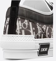 Dior B23 Low-Top Sneaker in Black and White Dior Oblique Canvas – 3SN249YJP_H961 - 4