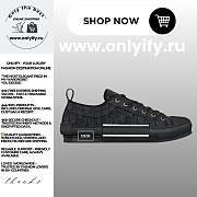 Dior B23 Low-Top Sneaker in Black Dior Oblique Jacquard – 3SN249ZSA_H969 - 1