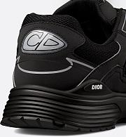 Dior B30 Sneaker in Black Technical Mesh and Black Technical Fabric – 3SN279ZRF_H900 - 3