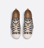 Dior B30 Sneaker in Blue and Beige Raffia-Effect Dior Oblique Denim – 3SN340ZQL_H577 - 4