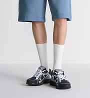 Dior B30 Sneaker in Blue Technical Mesh with Mint Green, Black and Gray Technical Fabric – 3SN279ZRB_H954 - 5