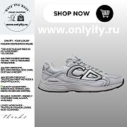 Dior B30 Sneaker in Dior Gray Technical Mesh and Dior Gray Technical Fabric – 3SN279ZRD_H868 - 1