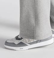 Dior B30 Sneaker in Gray Smooth Calfskin and White Dior Oblique Galaxy Leather – 3SN272ZIJ_H890 - 3