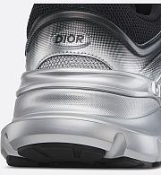 Dior B30 Sneaker in Gradient Black and Silver-Tone Mesh and Technical Fabric – 3SN306ZQE_H950 - 2