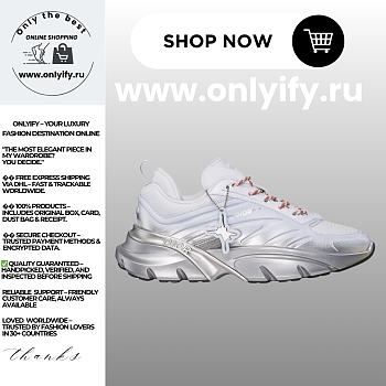 Dior B30 Sneaker in Gradient White and Silver-Tone Mesh and Technical Fabric – 3SN306ZQE_H070