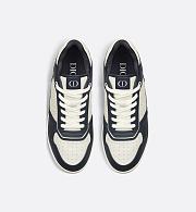 Dior B30 Sneaker in Navy Blue and White Calfskin with White Dior Gravity Leather – 3SN272ZAY_H528 - 6