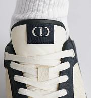 Dior B30 Sneaker in Navy Blue and White Calfskin with White Dior Gravity Leather – 3SN272ZAY_H528 - 5