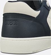 Dior B30 Sneaker in Navy Blue and White Calfskin with White Dior Gravity Leather – 3SN272ZAY_H528 - 4