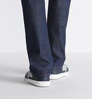 Dior B30 Sneaker in Navy Blue, Dior Gray, and White Grained Calfskin with Dior Gray Dior Gravity Leather – 3SN272ZAY_H533 - 2