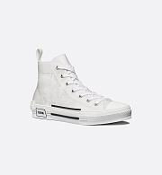Dior B23 Low-Top Sneaker in White Dior Oblique Canvas – 3SH118YNT_H060 - 5