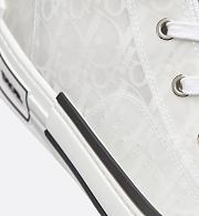 Dior B23 Low-Top Sneaker in White Dior Oblique Canvas – 3SH118YNT_H060 - 4
