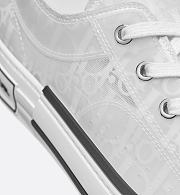Dior B23 Low-Top Sneaker in White Dior Oblique Canvas – 3SN249YNT_H060 - 3