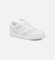 Dior B30 Sneaker in White Grained Calfskin and White Dior Gravity Leather – 3SN272ZAY_H000 - 6