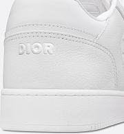 Dior B30 Sneaker in White Grained Calfskin and White Dior Gravity Leather – 3SN272ZAY_H000 - 4