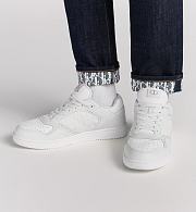 Dior B30 Sneaker in White Grained Calfskin and White Dior Gravity Leather – 3SN272ZAY_H000 - 3