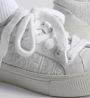 Dior B30 Sneaker in White Grained Calfskin and White Dior Gravity Leather – 3SN303ZAY_H000 - 3