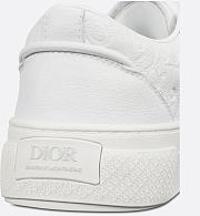 Dior B30 Sneaker in White Grained Calfskin and White Dior Gravity Leather – 3SN303ZAY_H000 - 4